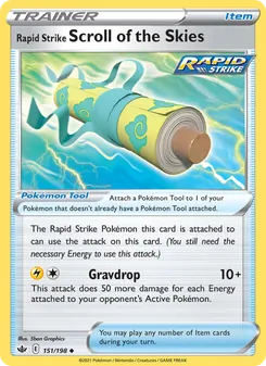 Rapid Strike Scroll of the Skies — Chilling Reign #151, 2021. Illustrated by 5ban Graphics.