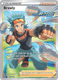 Brawly — Chilling Reign #188, 2021. Illustrated by Sanosuke Sakuma.