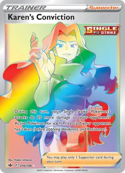 Karen's Conviction — Chilling Reign #216, 2021. Illustrated by Hideki Ishikawa.