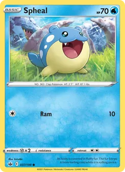 Spheal — Chilling Reign #37, 2021. Illustrated by kirisAki.