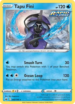 Tapu Fini — Chilling Reign #40, 2021. Illustrated by Shin Nagasawa.