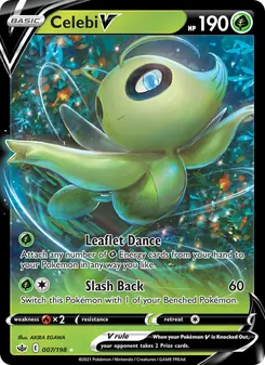 Celebi V — Chilling Reign #7, 2021. Illustrated by AKIRA EGAWA.