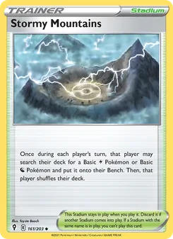 Stormy Mountains — Evolving Skies #161, 2021. Illustrated by Toyste Beach.