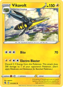 Vikavolt — Fusion Strike #101, 2021. Illustrated by nagimiso.