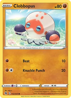 Clobbopus — Fusion Strike #152, 2021. Illustrated by Mizue.
