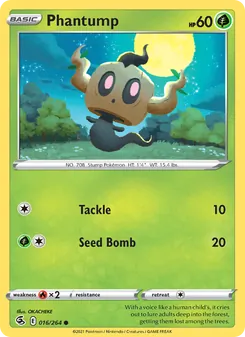 Phantump — Fusion Strike #16, 2021. Illustrated by OKACHEKE.