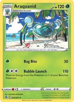 Araquanid — Fusion Strike #20, 2021. Illustrated by KIYOTAKA OSHIYAMA.