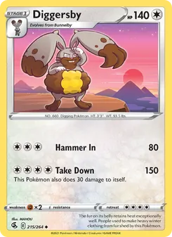 Diggersby — Fusion Strike #215, 2021. Illustrated by MAHOU.