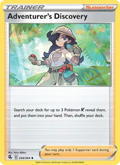 Adventurer's Discovery — Fusion Strike #224, 2021. Illustrated by Taira Akitsu.