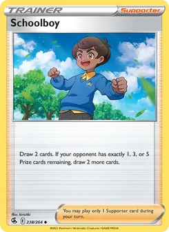 Schoolboy — Fusion Strike #238, 2021. Illustrated by kirisAki.
