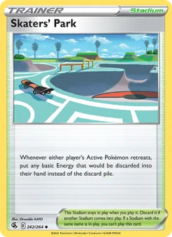 Skaters' Park — Fusion Strike #242, 2021. Illustrated by Oswaldo KATO.