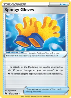 Spongy Gloves — Fusion Strike #243, 2021. Illustrated by Toyste Beach.