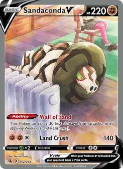Sandaconda V — Fusion Strike #252, 2021. Illustrated by Narumi Sato.