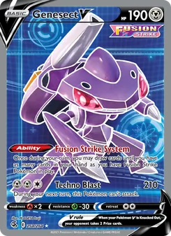 Genesect V — Fusion Strike #254, 2021. Illustrated by PLANETA Tsuji.