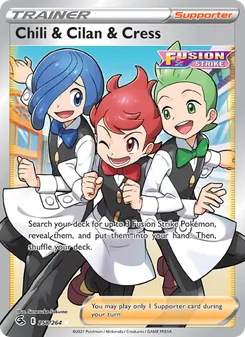 Chili & Cilan & Cress — Fusion Strike #258, 2021. Illustrated by Sanosuke Sakuma.