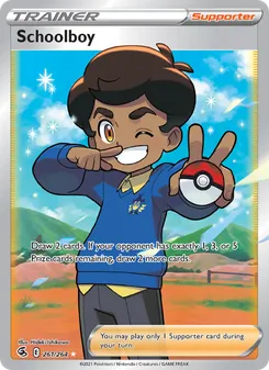 Schoolboy — Fusion Strike #261, 2021. Illustrated by Hideki Ishikawa.