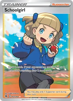 Schoolgirl — Fusion Strike #262, 2021. Illustrated by Hideki Ishikawa.