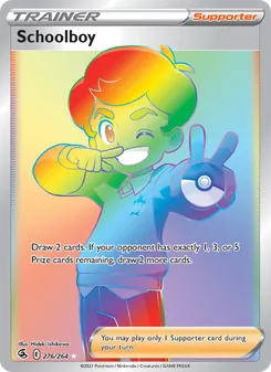 Schoolboy — Fusion Strike #276, 2021. Illustrated by Hideki Ishikawa.