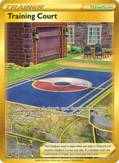 Training Court — Fusion Strike #282, 2021. Illustrated by 5ban Graphics.