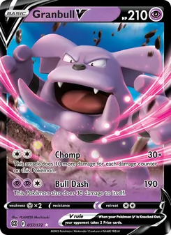 Granbull V — Brilliant Stars #057, 2022. Illustrated by PLANETA Mochizuki.