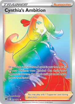 Cynthia's Ambition — Brilliant Stars #178, 2022. Illustrated by Megumi Mizutani.