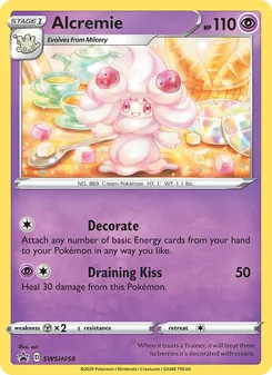 Alcremie — SWSH Black Star Promos #SWSH058, 2019. Illustrated by sui.