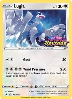 Lugia — SWSH Black Star Promos #SWSH069, 2019. Illustrated by kodama.
