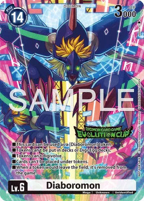 Diaboromon, Digimon card TOKEN