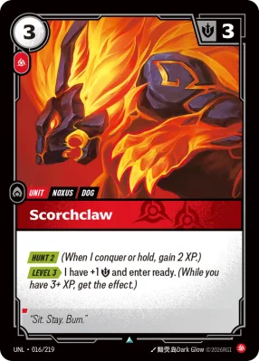 Scorchclaw, Riftbound card UNL-016/219 from Unleashed