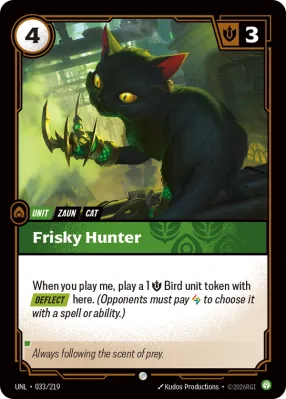 Frisky Hunter, Riftbound card UNL-033/219 from Unleashed