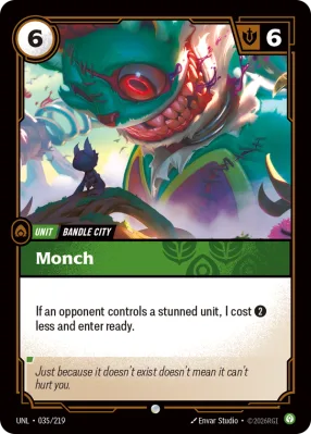 Monch, Riftbound card UNL-035/219 from Unleashed