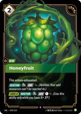 Honeyfruit, Riftbound card UNL-049/219 from Unleashed