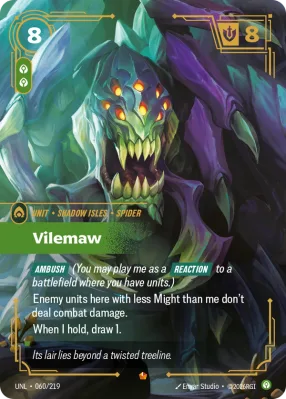 Vilemaw, Riftbound card UNL-060/219 from Unleashed