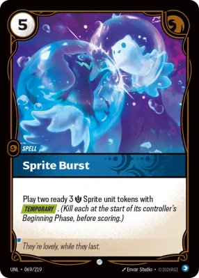 Sprite Burst, Riftbound card UNL-069/219 from Unleashed
