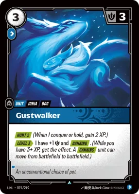 Gustwalker, Riftbound card UNL-075/219 from Unleashed