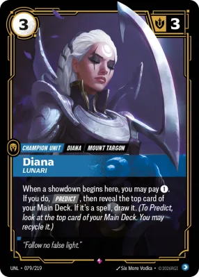 Diana, Riftbound card UNL-079/219 from Unleashed