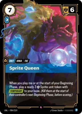 Sprite Queen, Riftbound card UNL-084/219 from Unleashed