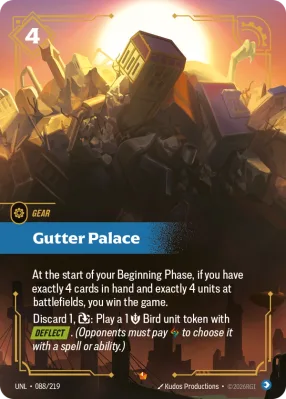 Gutter Palace, Riftbound card UNL-088/219 from Unleashed