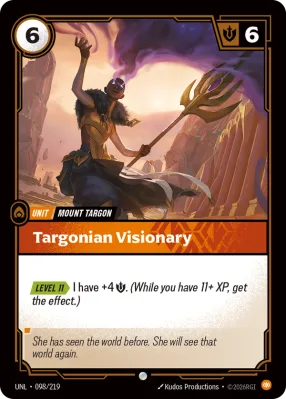 Targonian Visionary, Riftbound card UNL-098/219 from Unleashed