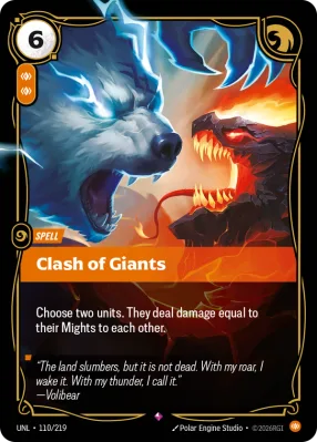 Clash of Giants, Riftbound card UNL-110/219 from Unleashed
