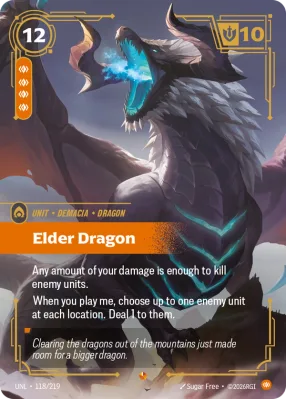 Elder Dragon, Riftbound card UNL-118/219 from Unleashed