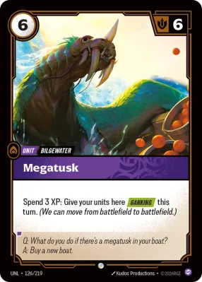 Megatusk, Riftbound card UNL-126/219 from Unleashed