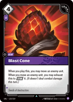 Blast Cone, Riftbound card UNL-133/219 from Unleashed