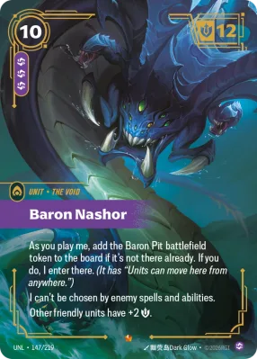 Baron Nashor, Riftbound card UNL-147/219 from Unleashed