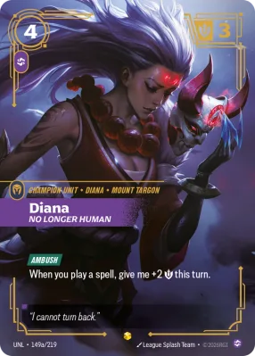 Diana, Riftbound card UNL-149a/219 from Unleashed