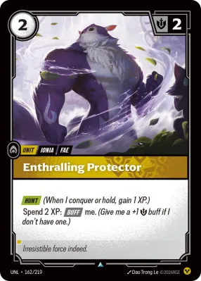 Enthralling Protector, Riftbound card UNL-162/219 from Unleashed