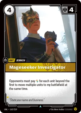 Mageseeker Investigator, Riftbound card UNL-163/219 from Unleashed