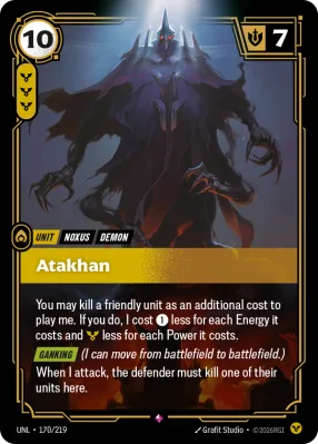 Atakhan, Riftbound card UNL-170/219 from Unleashed