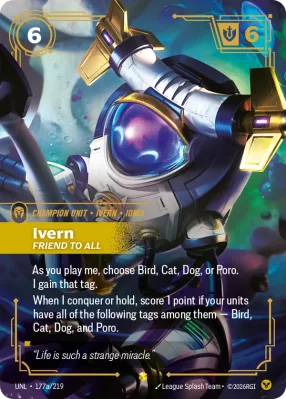 Ivern, Riftbound card UNL-177a/219 from Unleashed