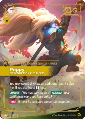 Poppy, Riftbound card UNL-178/219 from Unleashed